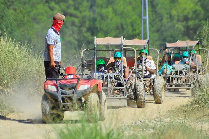 3 in 1 Whitewater Rafting, Buggy/Quad Ride and Zipline with Lunch - Buggy or Quad Safari: Dust, Mud, and the Big Clothing Plan