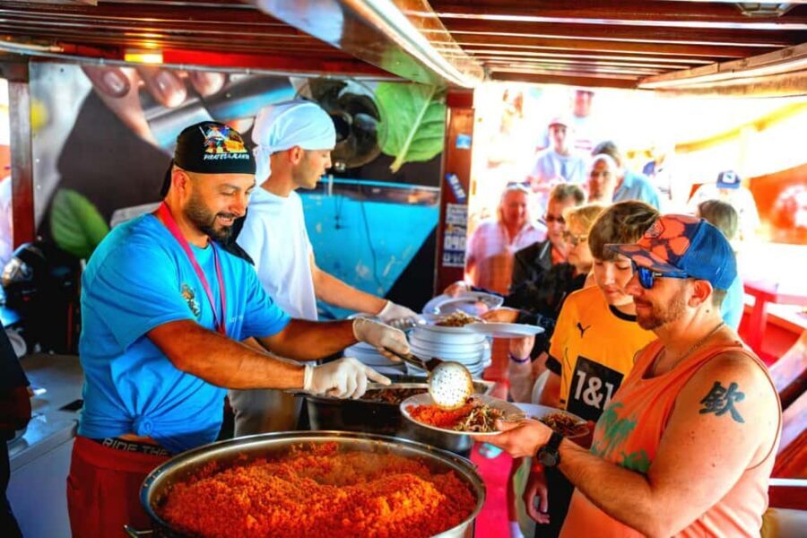 Alanya: Biggest Pirate Boat Tour with Soft Drinks and Lunch - What the foam party and games are really like