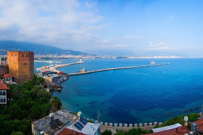 Alanya Cable Car, Boat Trip and Dimcay Tour - Up by cable car: Alanya Castle views and where time can shrink