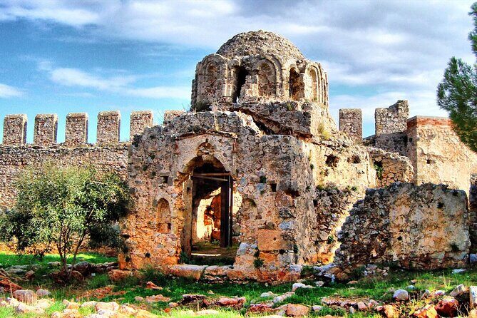 Alanya Cable Car, Red Tower, Castle Walk & Shipyard Tour - Alanya Castle at the Heart of It: Walls, Towers, and a Byzantine Church
