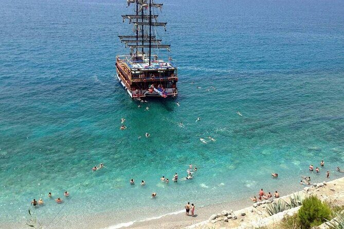 Alanya Catamaran Boat with Swimming and Snorkelling Activity - Cleopatra Beach Swim Time Plus 3–4 Sea Stops