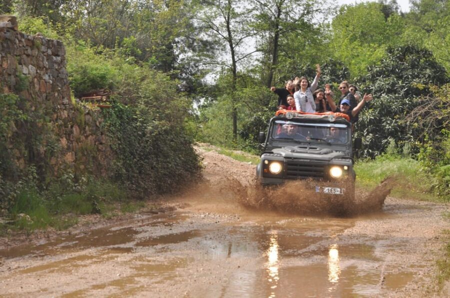 Alanya: Dim River, Dim Cave, and Kestel Jeep Tour with Lunch - Dim River buffet lunch: swim or fish, then cool down for real