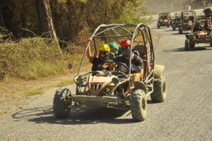 Alanya Family Buggy Off-Road Fun for All! - Safety gear, practice driving, and the group rule that matters