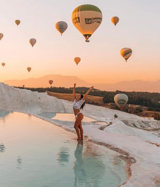 Alanya: Guided Pamukkale Tour with Breakfast, Lunch, Dinner - Hierapolis ruins with a live guide: walking through the Roman theater
