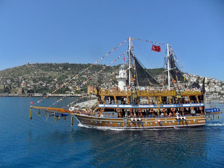 Alanya: Pirate Boat Tour with Unlimited Soft Drinks & Lunch - Where pickup really starts: Alanya Harbor and hotel transfers
