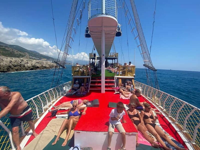 Alanya: Relax Boat Tour with Lunch & Unlimited Soft Drinks - Quiet-Mode Sailing Out of Alanya Port