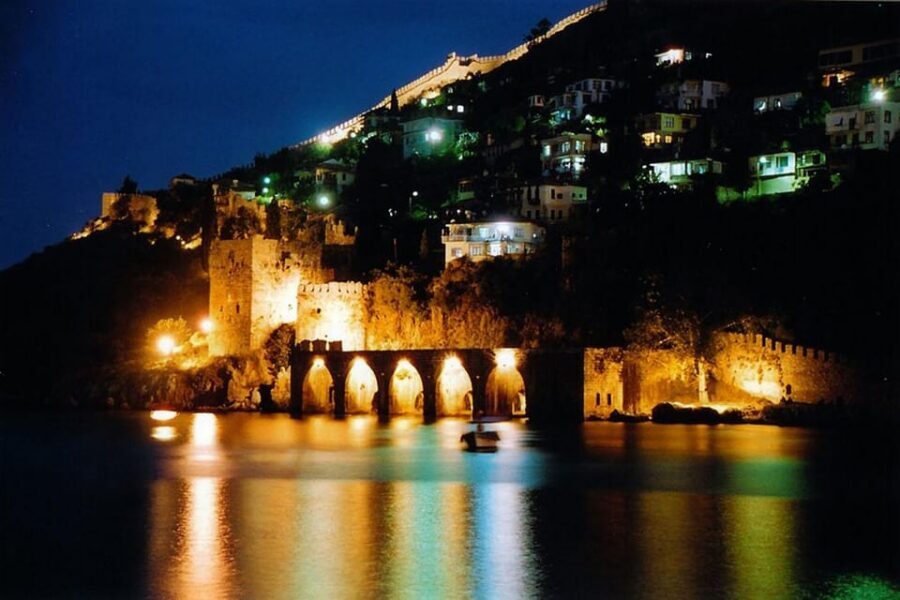 Alanya Sunset Boat: Foam Party & Dinner & Swimming Stops - Dinner on Deck with Unlimited Soft Drinks