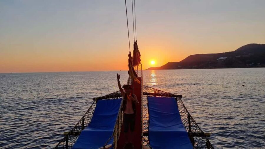 Alanya: Sunset Cruise with Dinner and Foam Party - The Ulas Beach swim stop: your best chance for calm water time