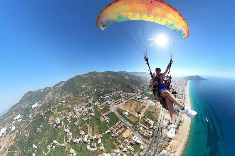 Alanya: Tandem Paragliding with Beach and Castle Views - From hotel pickup to the foothills: what happens before you fly
