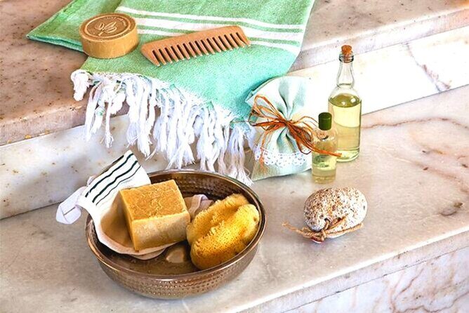 Alanya Turkish Bath with Jacuzzi, Massage, Facemask & Transfer - Cooling Apple Tea and Face Mask: Your Post-Scrub Reset