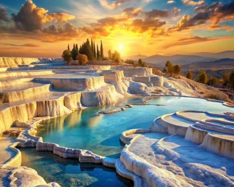 Antalya/Alanya: Pamukkale With Hot Air Balloon Option - Hierapolis Ancient City: Where the Ruins Actually Make Sense