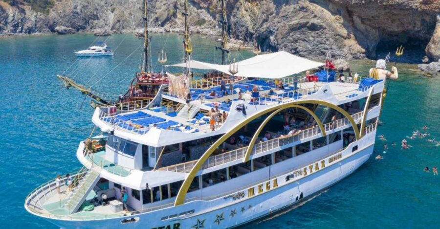 Antalya & Kemer: Megastar Catamaran Cruise With Foam Party - Phaselis: ruins, photo stops, and the long water break