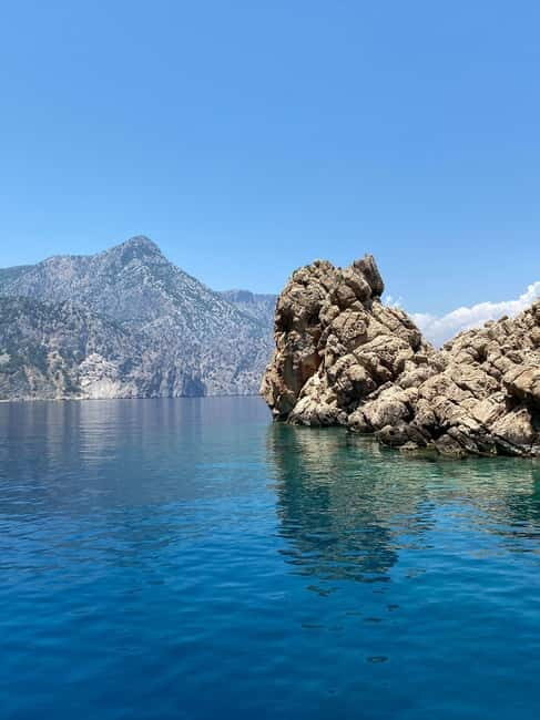 Antalya/Kemer: Suluada Boat Tour with Bays & Maldives Beach - Stop-by-stop: Paradise Bay, Waterfall Bay, and the Maldives-style sand beach