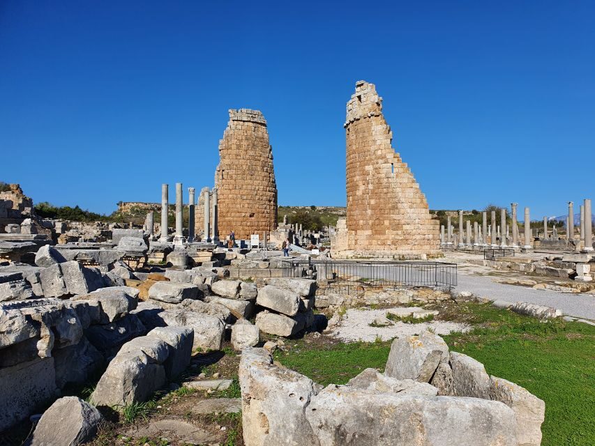 Antalya: Perge Aspendos Side 1 Day Private Tours - Perge: mosaics, gates, and the Roman city you can walk through