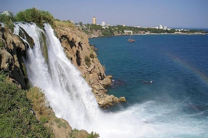 Antalya Private City Waterfalls Tours with lunch - Upper Duden Waterfalls: underground water, cave scenery, and the Antique Olive Mill