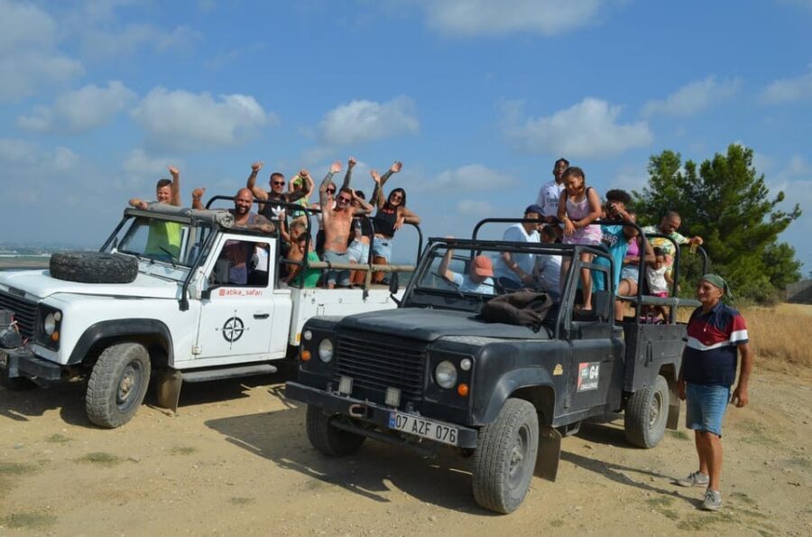 Antalya Şelale Ziyaretli Jeep Safari Turu - Jeep Safari Vehicles and Timing: Be Ready for an 08:15 Start