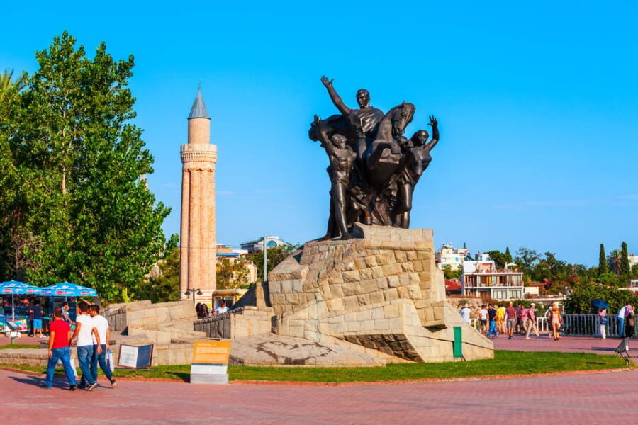 Antalya: Self-Guided Audio City Tour on Your Phone - Old Town marina and Hadrian’s Gate: two big photo anchors
