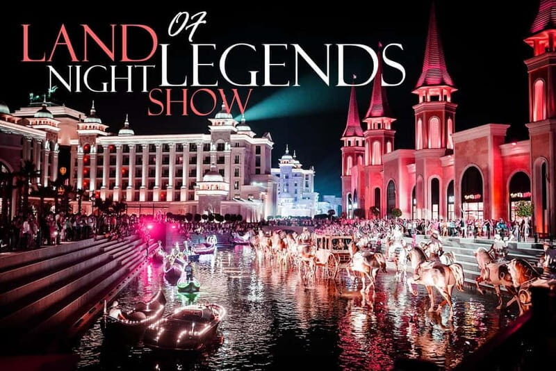 City of Belek: The Land of Legends Night Show - Aqua-Light Show: fountains that move to the beat