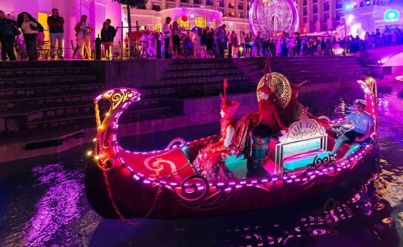 City of Belek: The Land of Legends Night Show - The infinity tunnel: interdimensional style effects