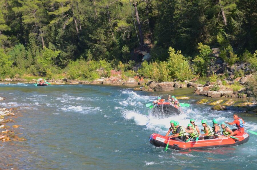 City of Side/Alanya: Koprulu Canyon Rafting Tour with Lunch - The guide makes or breaks the day