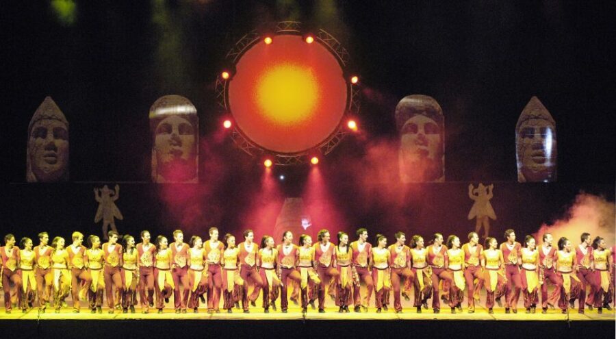 City of Side: Fire of Anatolia Dance Show Ticket & Transfer - 8:30 pm arrival, express security, and how seating works