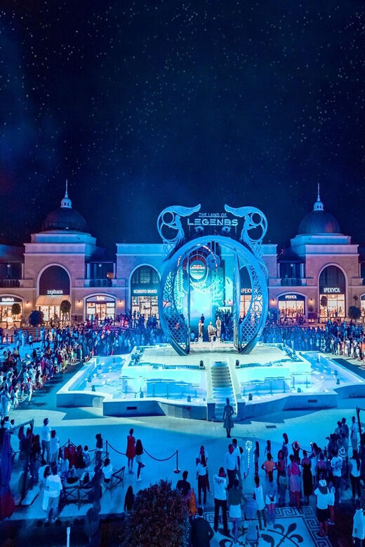 City of Side: Land of Legends Transfer & Boat Parade Show - Arriving at Land of Legends: free time is your real itinerary