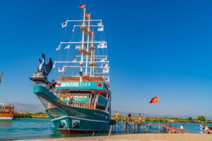 City of Side: Sightseeing Cruise w/ Swim Stops & Foam Party - The three-deck boat setup: choose your mood