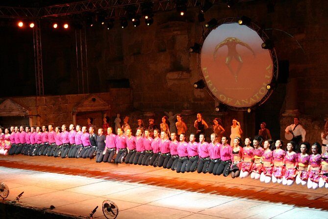 Fire of Anatolia Show at Ancient Aspendos Theater from Alanya - The show itself at Gloria Aspendos Arena: 120 dancers and multiple styles
