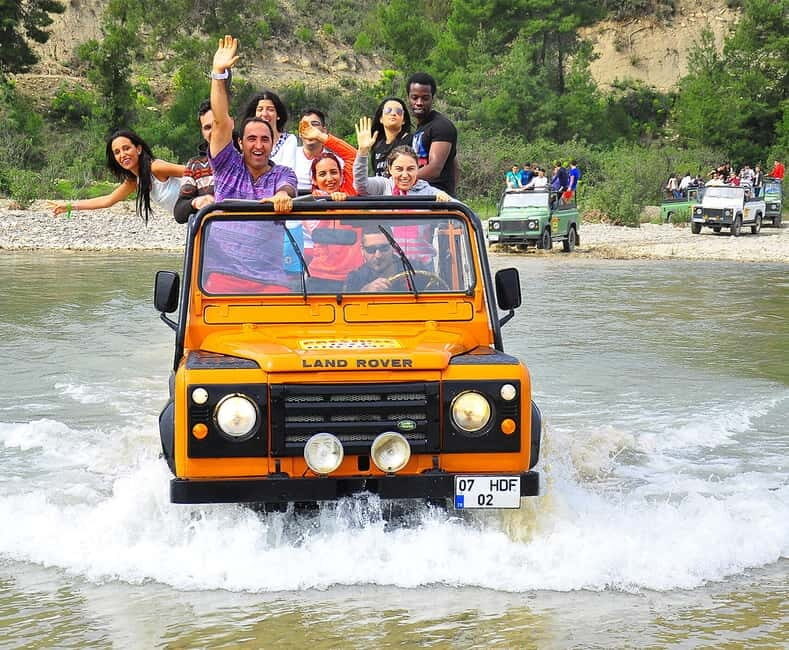 From Antalya: Jeep Safari Tour For All Ages - Water fight with other jeeps: fun, or a messy surprise