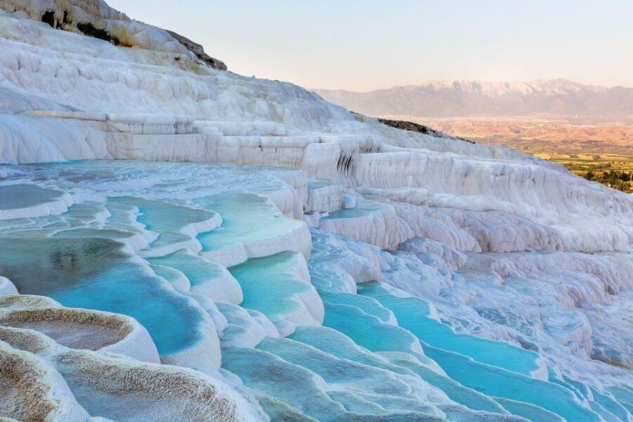 From Antalya /Side /Manavgat: Pamukkale and Salda Lake Tour - Entering Pamukkale and Hierapolis: White Terraces Meet Ancient Ruins