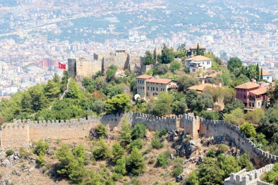 From City of Side: Alanya Day Tour with Boat Trip and Lunch - Castle photo break and the stalactite cave stop