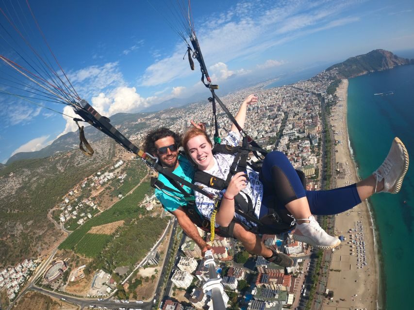 From city of Side Alanya Paragliding - Entering the 500-meter launch zone near banana fields
