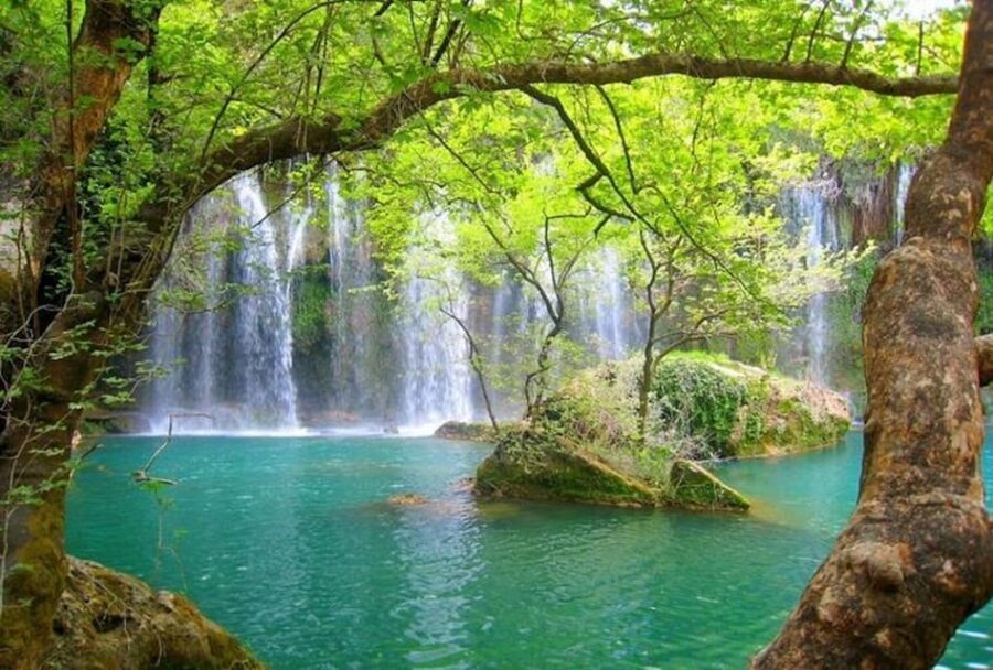 From city of Side: Antalya Old City and Waterfall Day Trip - The Guide Experience: English/German + Real Group Dynamics