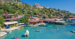 From Kas: Guided Kekova Sea Kayaking Tour - First paddle practice: beginner-friendly without babying you