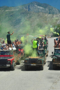 Jeep Safari-Lunch-Boat-Canyon-Waterfall-Foam,Water Party - Green Canyon + the drive in: views first, then play