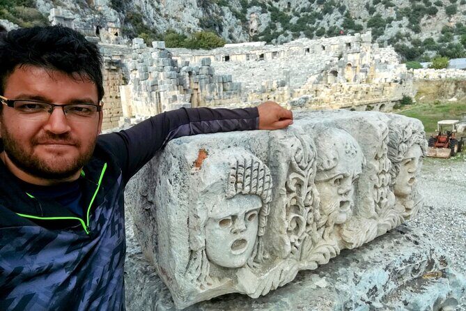 Kekova Sunken City, St.Nicolas Demre, Myra Tour From Antalya, Alanya & Side - Myra’s Amphitheater and Rock-Cut Tombs: The Lycian Necropolis Moment