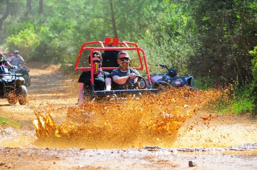Kemer Buggy Safari, pick uf from Kiris, Camyuva, Beldibi.. - Briefing first: helmets, instructions, and staying safe