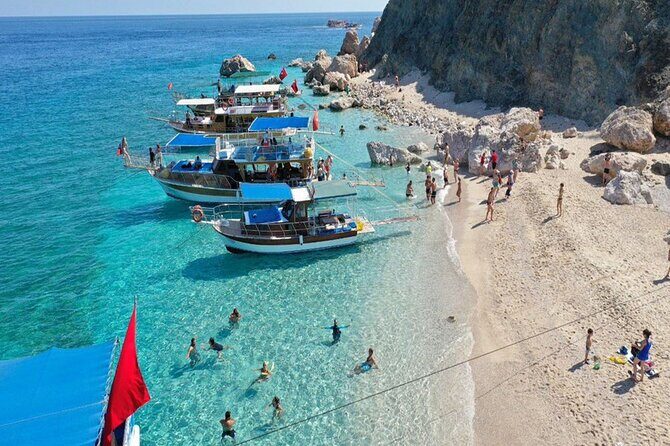 Kemer Suluada Boat Tour (Maldives of Turkey) With Hotel Transfer - Suluada Island: the main swim time, and the stone-shore truth