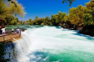 Manavgat River Cruise, Waterfalls and Market Tour from Side - Stop 2: The Manavgat swim break where river meets sea