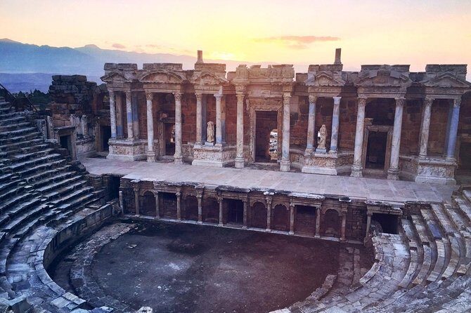 private pamukkale tour for group and family 5 to 6 people - Stop 2: Hierapolis and the Pamukkale area—history that fits in an hour