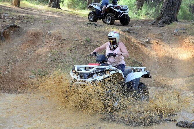 Quad Biking in Belek Forests & Taurus Mountains - On the quad: helmets, fuel, and the local guide