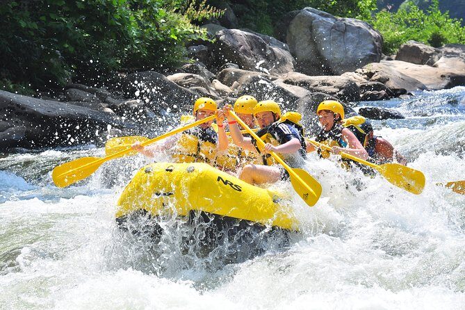 Rafting at Koprulu Canyon with Zipline Incl. Lunch f/Belek - Rafting the canyon rapids: gear up and follow the crew