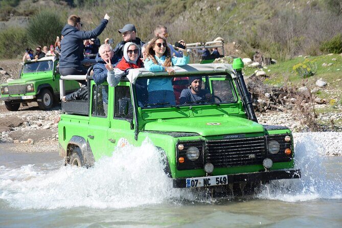 Rafting & Jeep Safari Adventure from Belek - Taurus Mountains Jeep safari: off-road fun that can get messy