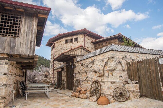 Side Altinbesik Cave And Ormana Village Tour With Boat Tour - Ormana village lunch and the buttoned-house architecture