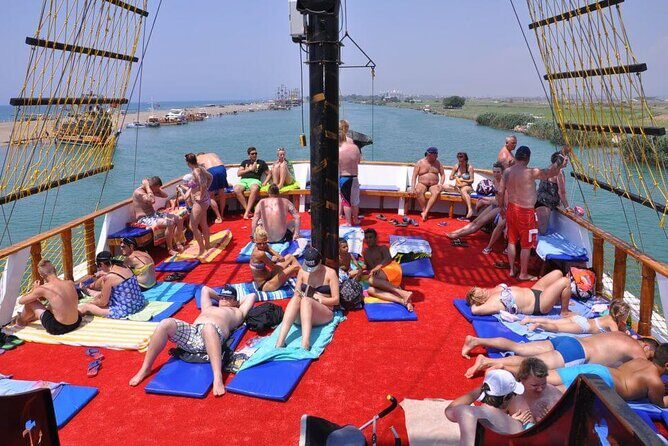 Side: Dolphin Island Boat Tour with Foam Party and Lunch - Dolphin Island Foam Party: About 45 Minutes to Swim and Play