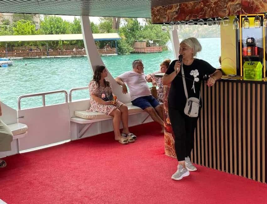 Side: Electric Catamaran Cruise, Waterfall, Seleukia, Mosque - Manavgat Waterfall and Orange Groves: The First Big Wow