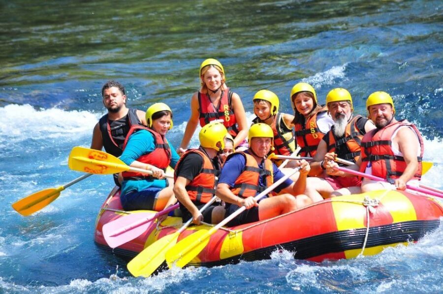 Side: Rafting and Zipline Canyon Tour with Lunch & Transfers - Gear, helmets, and that calm 15-minute reset