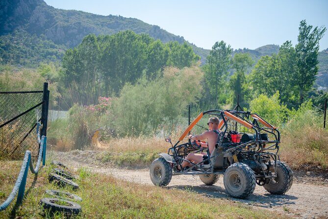 Super Combo Rafting, Jeep Safari, Quad/Buggy & Zipline f/Kemer - Zipline: the height-and-snap moment between water and off-road