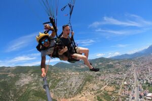 Tandem Paragliding in Alanya, Antalya Turkey with a Licensed Guide - Gear-up and safety talk with your licensed pilot