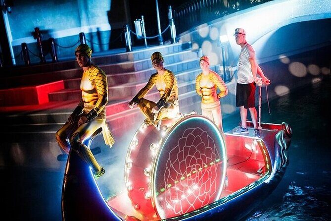 The Land of Legends Night Shows Tour from Belek - After the show: the boat parade along the Mediterranean